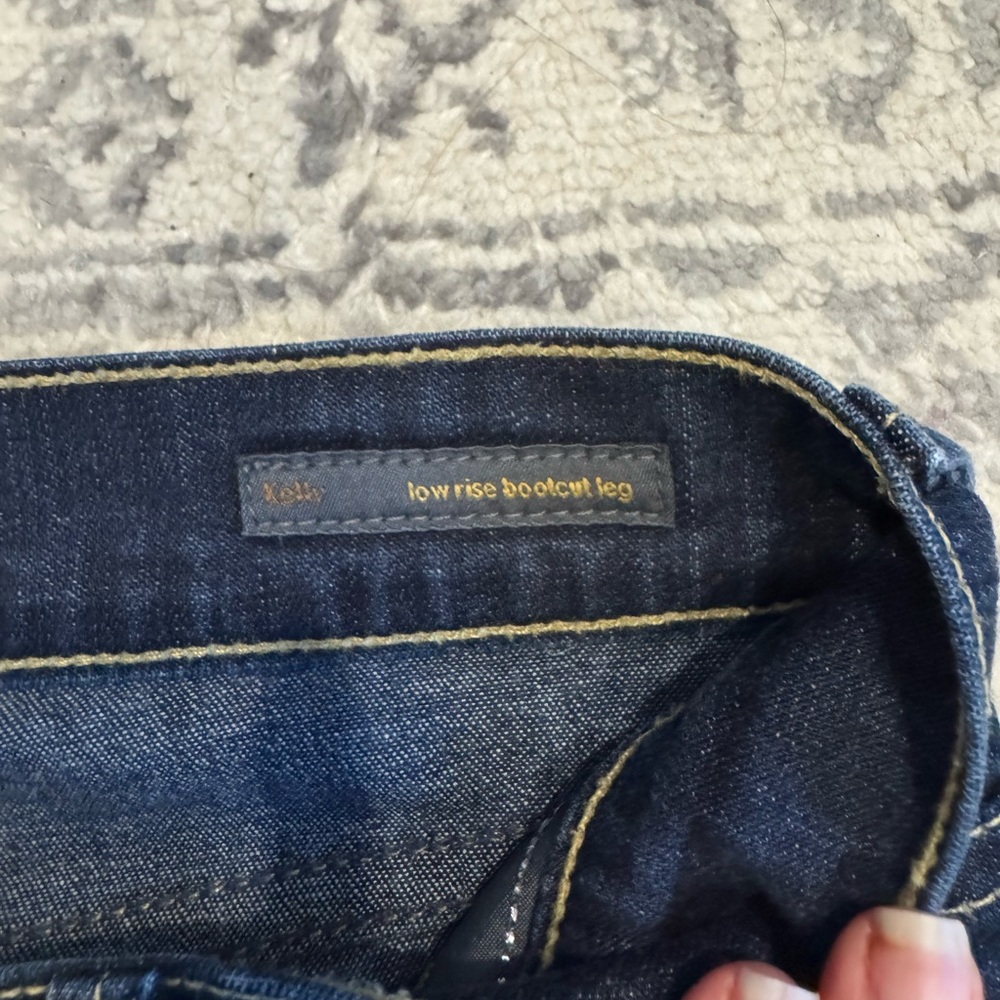Citizens Of Humanity Dark Blue Kelly Low Rise Jeans - Picture 4 of 15